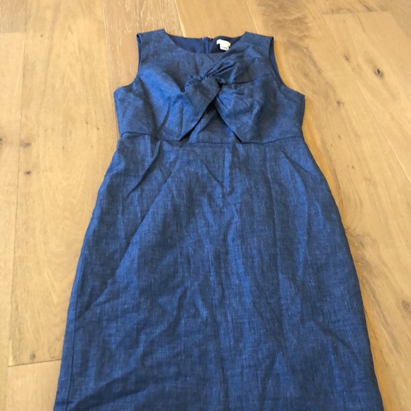 JCrew Chambray Sheath Dress - Picture 1 of 4